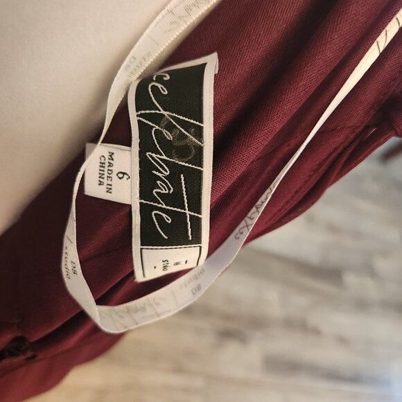 Celebrate Wine Occasion Dress. NWT. Size 6 - Picture 13 of 16